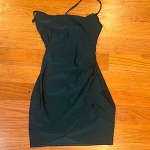 Elegant Emerald Green Women's Dress
